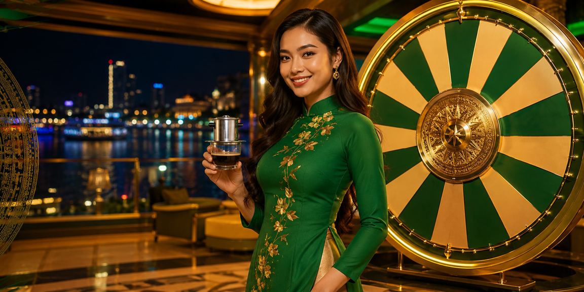 Người chơi tại vùng Mekong thưởng thức roulette trực tuyến cùng cà phê theo phong cách miền Tây